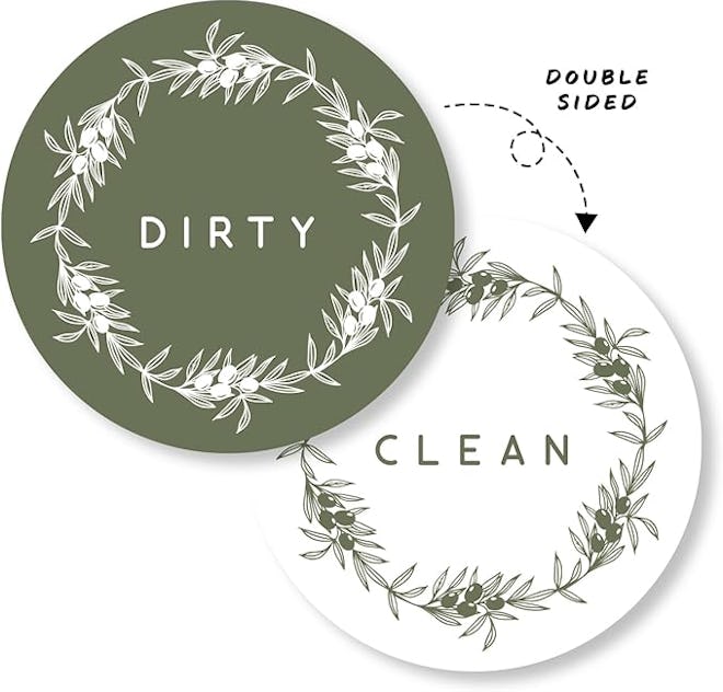 ThreeKin Doublesided Clean & Dirty Magnet