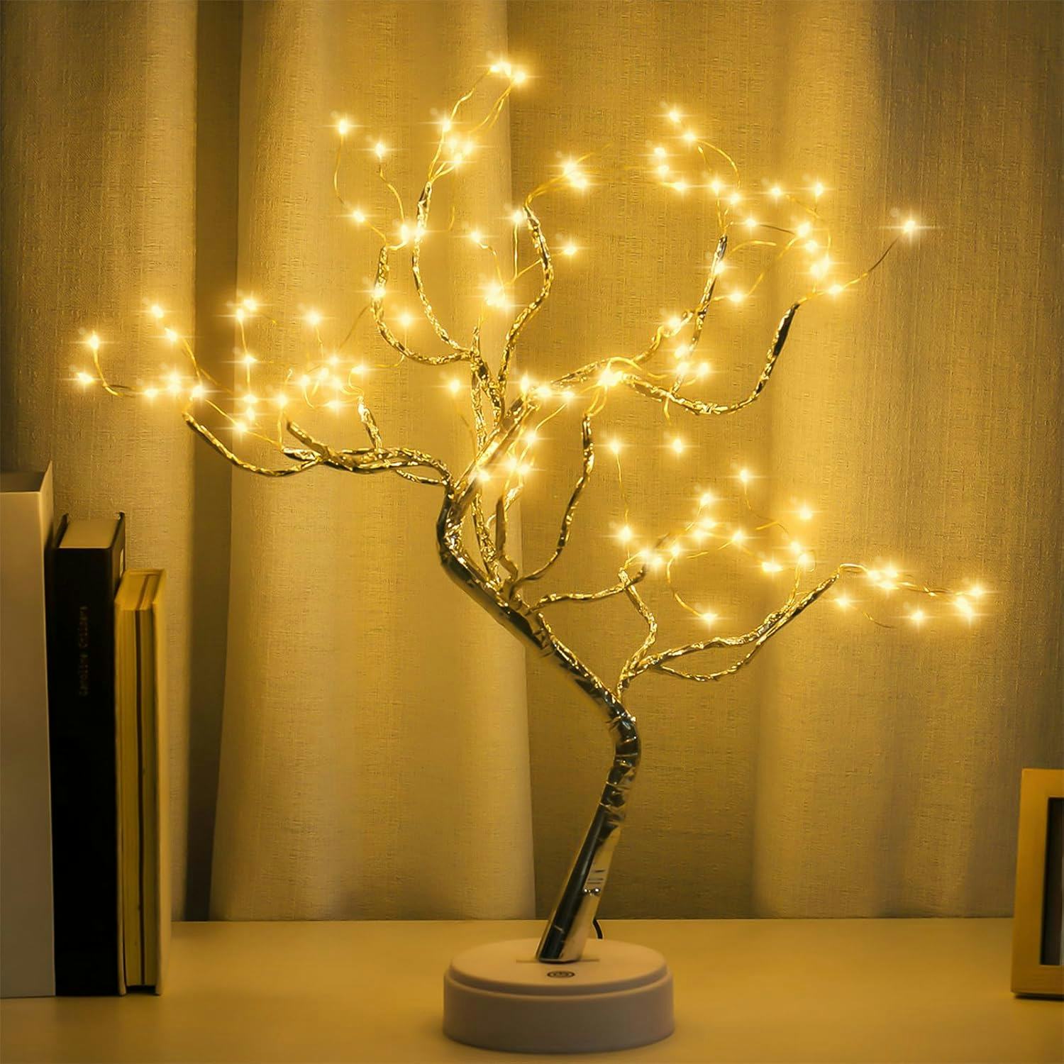 PXBNIUYA Tabletop Bonsai Tree Light