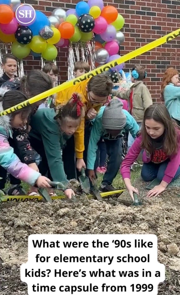 A Mississippi School Opened Up A 1999 Time Capsule & The Contents Were *So* 90s