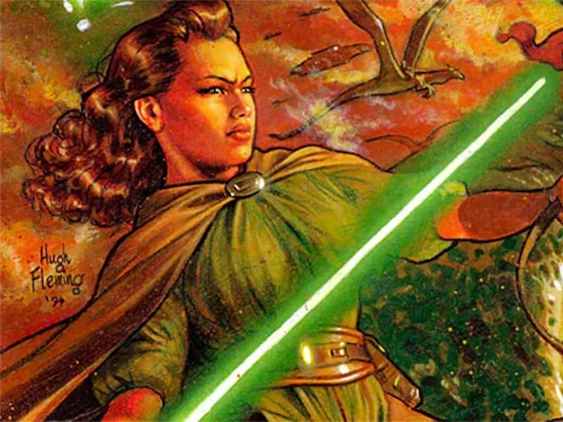 Nomi Sunrider, a Jedi in the 1990s Dark Horse Comic Book series, 'Tales of Jedi: Knights of the Old ...