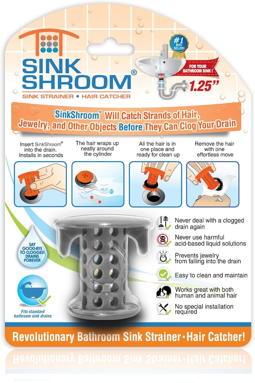 SinkShroom The Revolutionary Sink Drain Protector