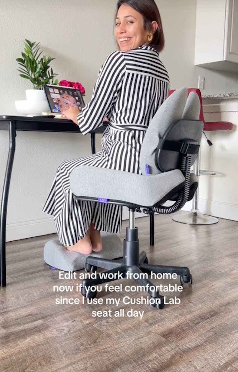 Trying the viral Cushion Lab pillows.