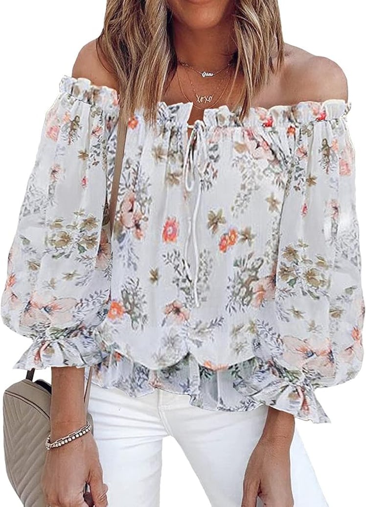 BLENCOT Off-The-Shoulder Top