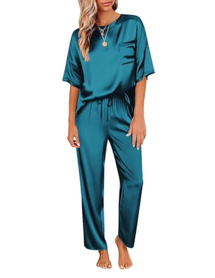 Ekouaer Satin Pajamas (2 Pieces)