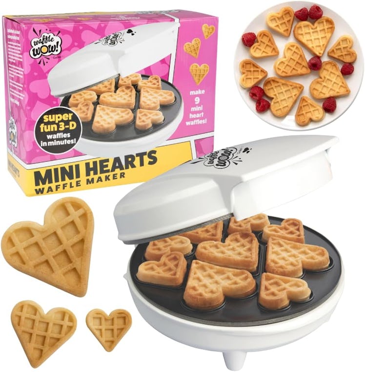 Waffle Wow! Mini Hearts Waffle Maker