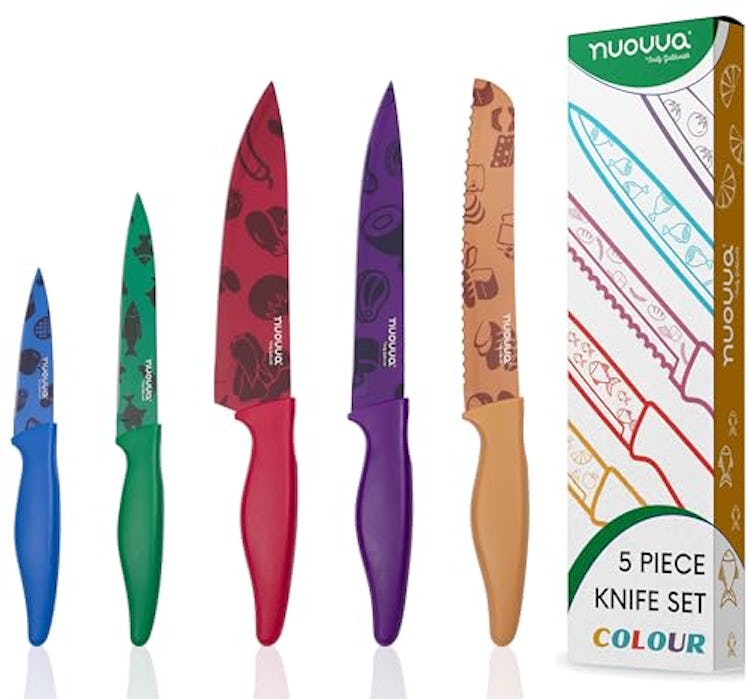 nuovva Professional Kitchen Knife Set (5 Pieces)