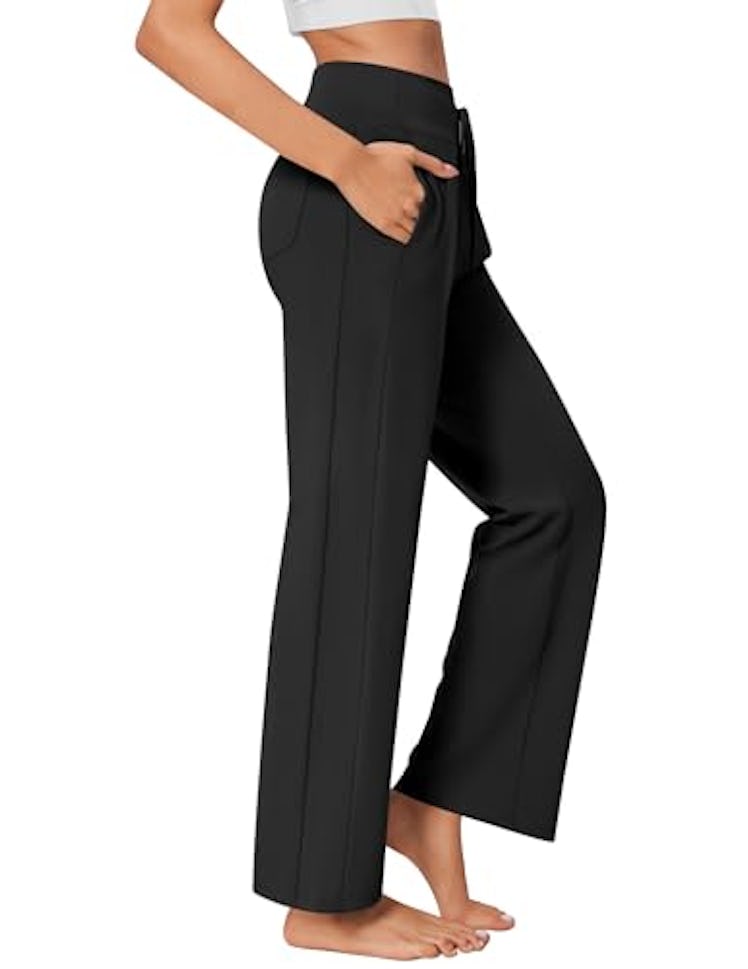 PINSPARK Wide-Leg Yoga Pants 