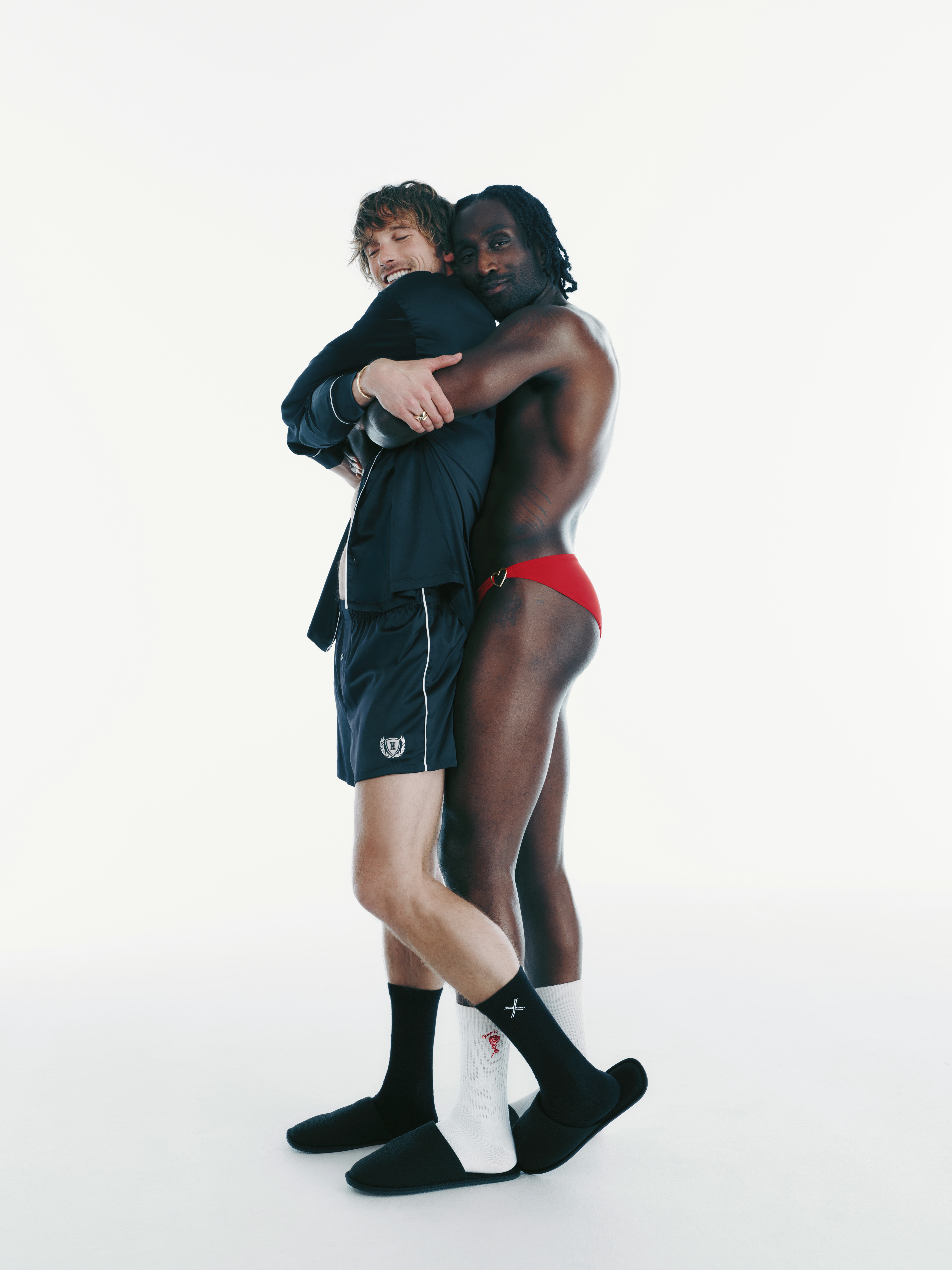 R.J. King and DeVonn Francis star in Savage X Fenty&rsquo;s campaign.