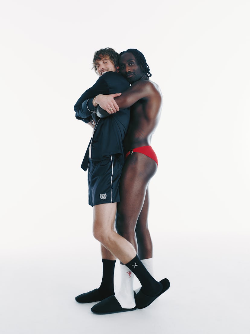 R.J. King and DeVonn Francis star in Savage X Fenty’s campaign.