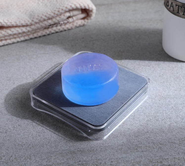 AIDILI Acrylic Bathroom Soap Dish with Fast-Drying Diatomite Board