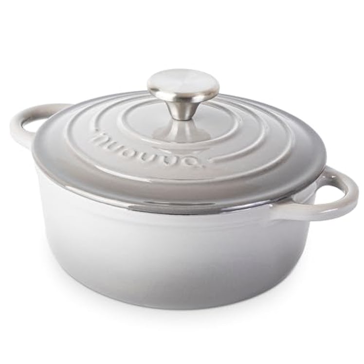 nuovva Cast Iron Dutch Oven with Lid 
