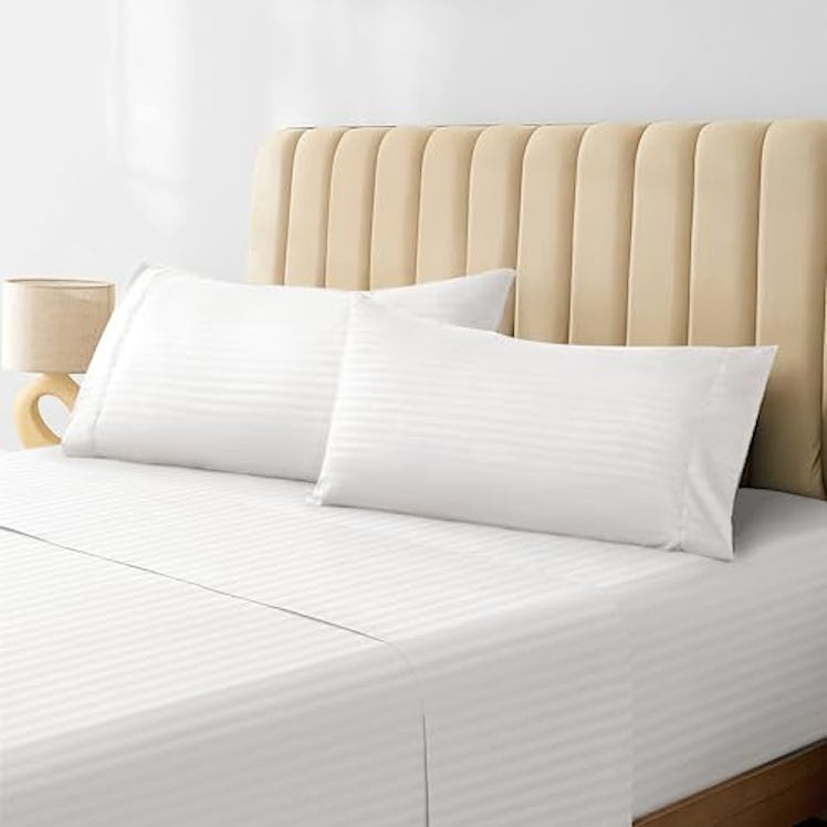 LuxClub Striped Sheets (4-Pack)