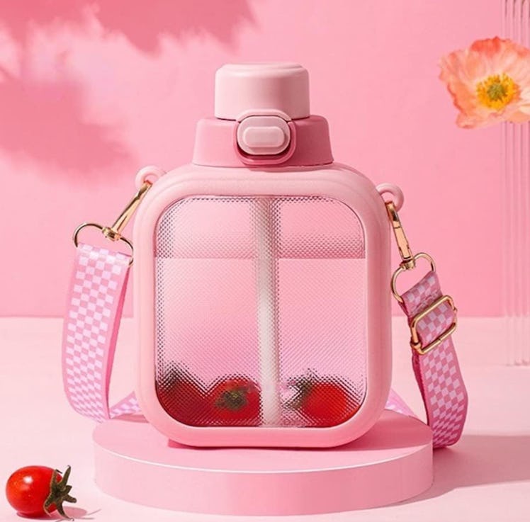 NUFR  Square Transparent Water Bottle