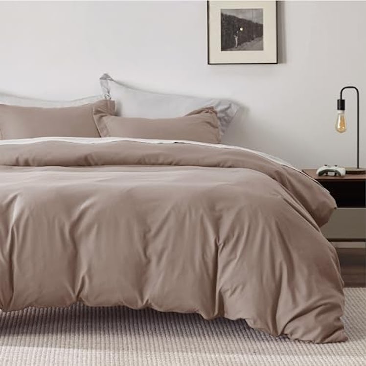 Bedsure Khaki Duvet Cover