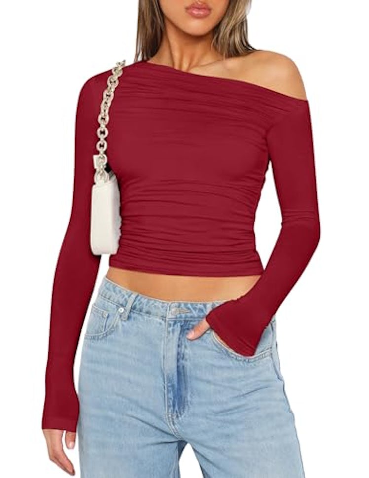 Zeagoo Boat Neck Top