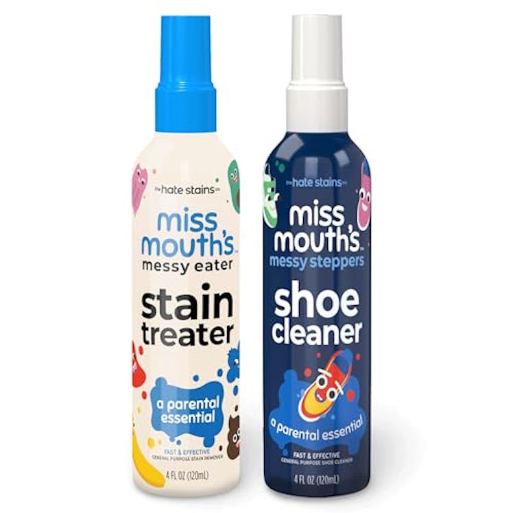 Miss Mouth's Messy Eater Stain Treater and Messy Steppers Shoe Cleaner Starter Pack