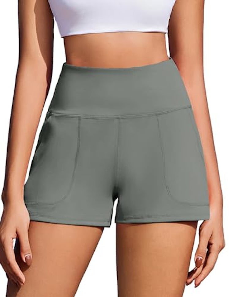 PINSPARK High Waisted Biker Shorts