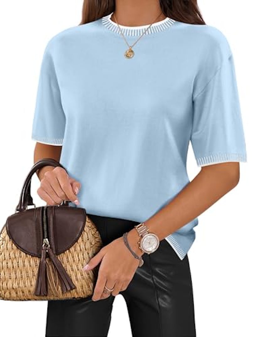 Zeagoo Knit Crewneck Top