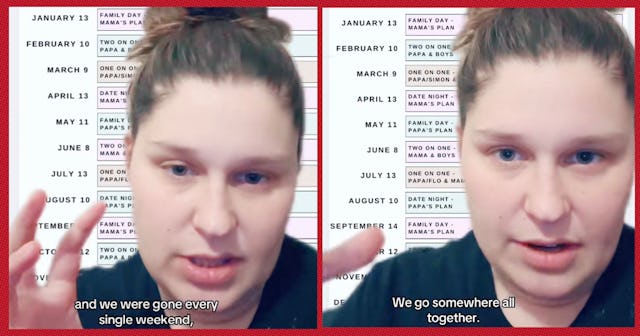 A mom shares her plan for this year's organized family time.