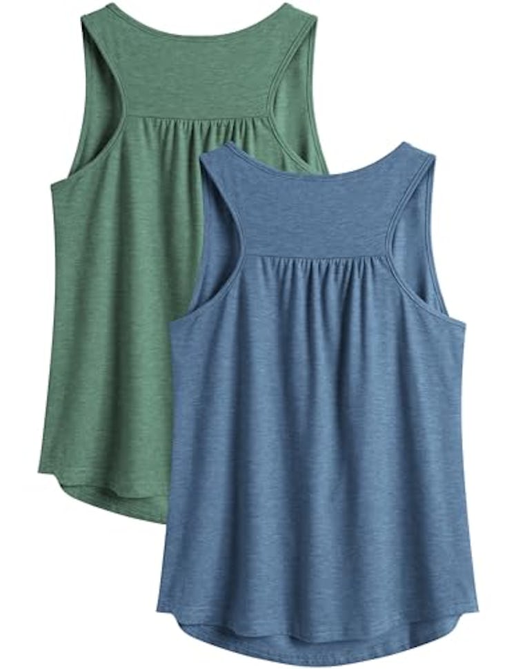 PINSPARK Racerback Yoga Tanks (2-Pack)