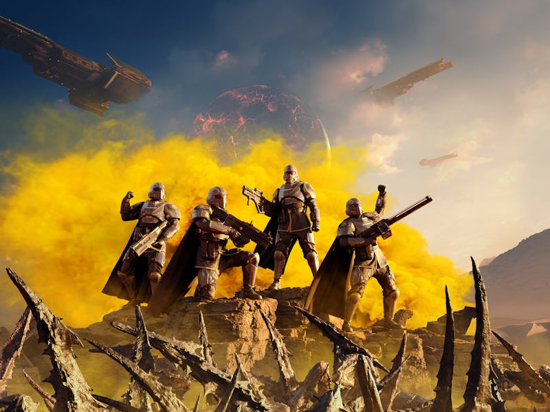 artwork from Helldivers 2