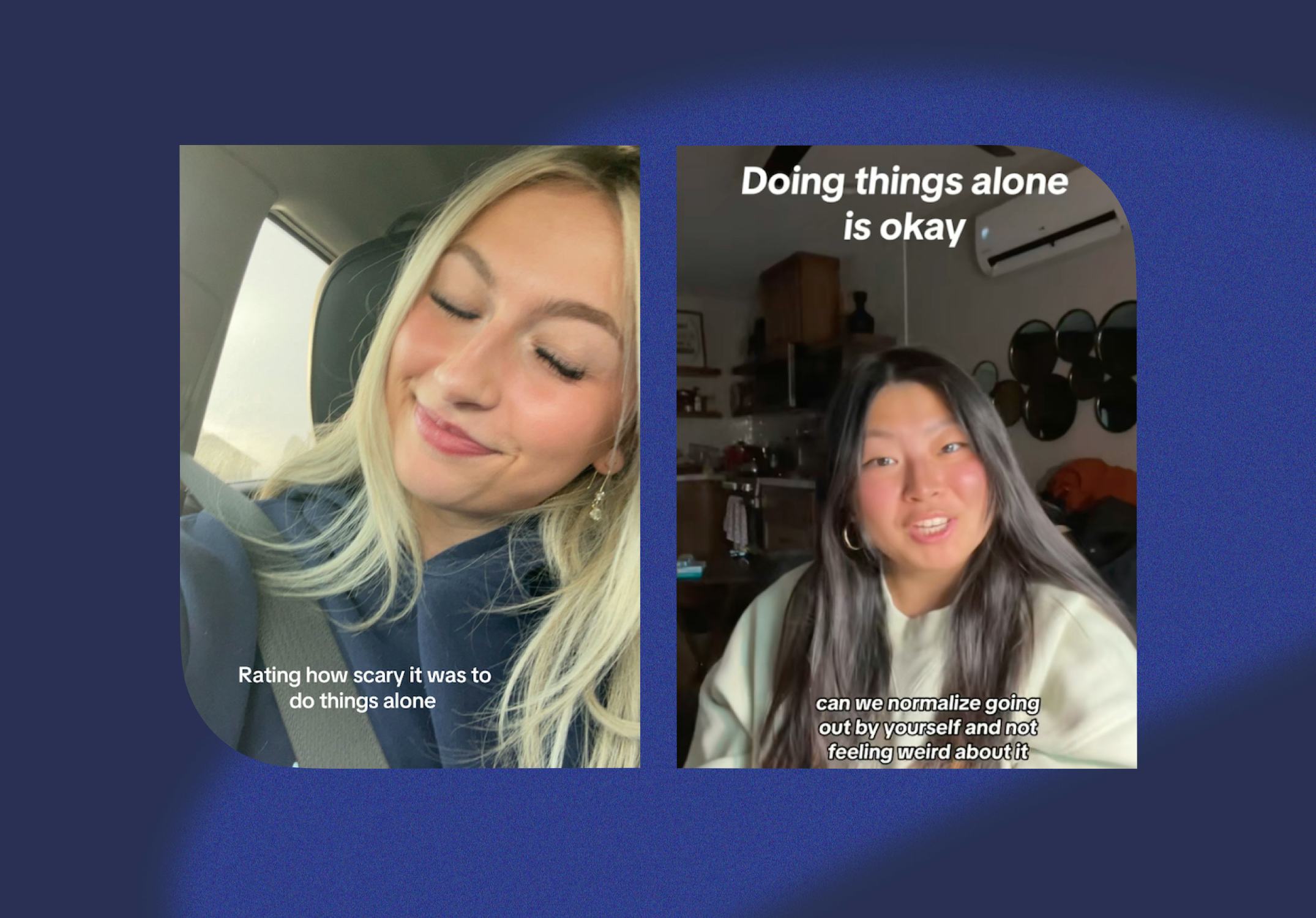TikTokers are rating how scary it is to do things alone.