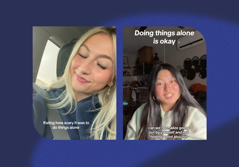 TikTokers are rating how scary it is to do things alone.