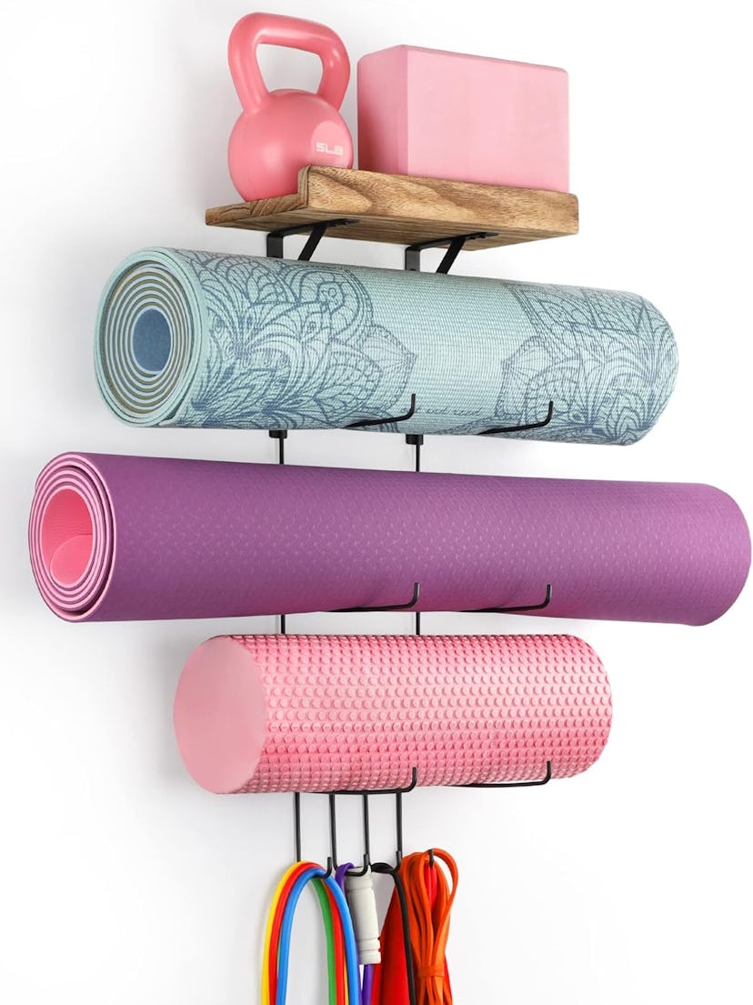 VINAEMO Fitness Accessory & Mat Holder 