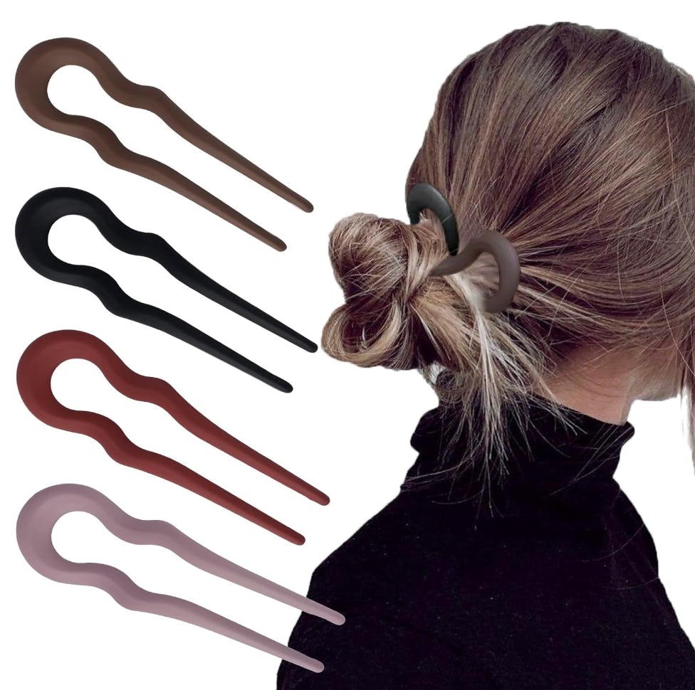 Frosted French Hair Pins