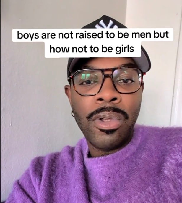 This Man Says Boys Aren't Raised To Be Men; They're Raised To *Not* Be Women