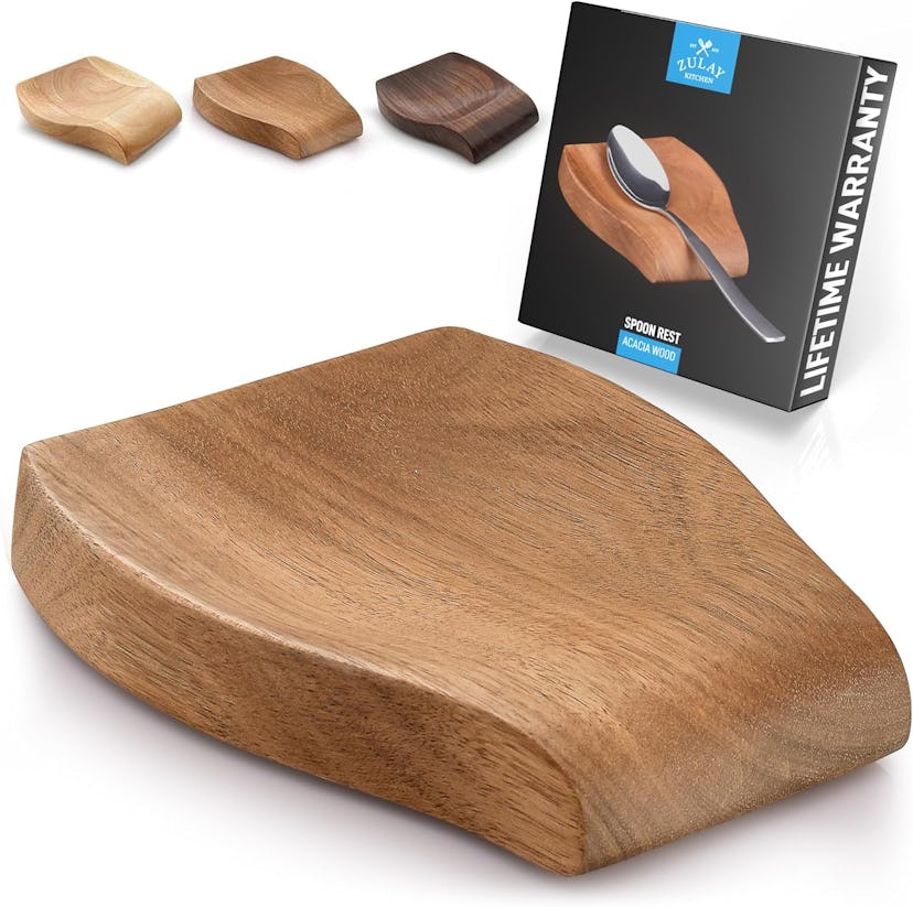 Zulay Acacia Wood Spoon Rest 