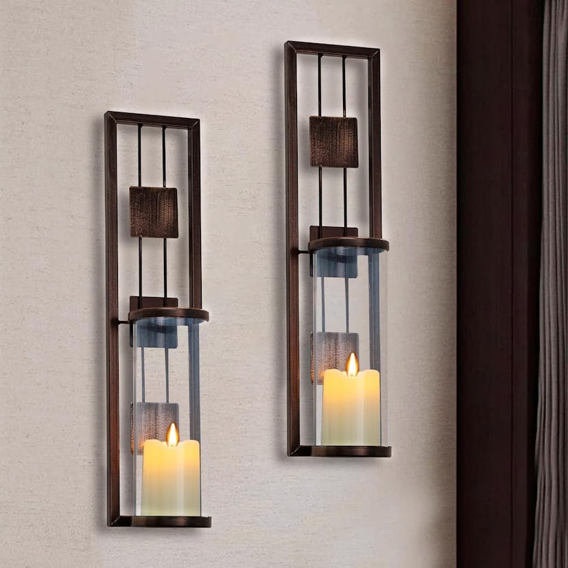 Shelving Wall Sconce Candle Holder (2-Pack)