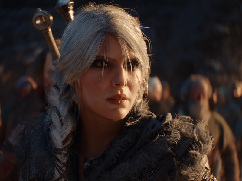 screenshot of Ciri in The Witcher 4 Game Awards trailer