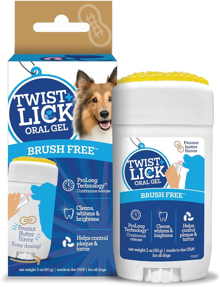 Vetality Twist and Lick Dental Gel for Dogs