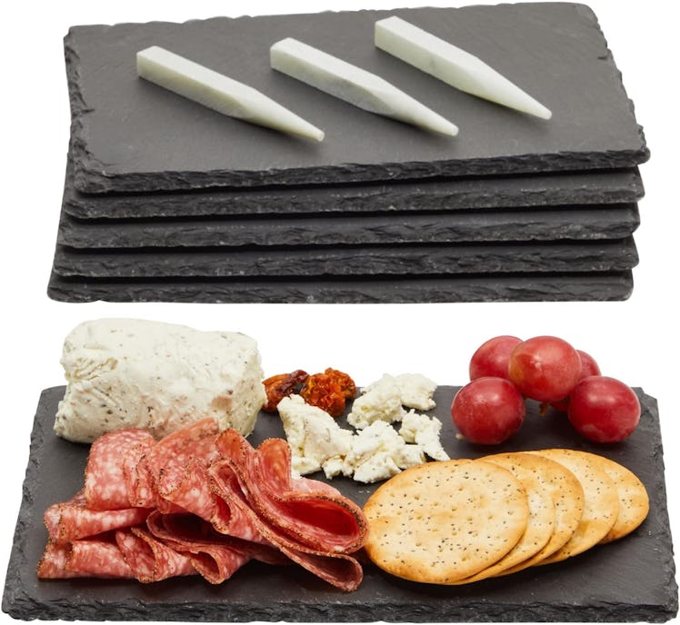 Juvale Mini Slate Charcuterie Boards (6-Pack)