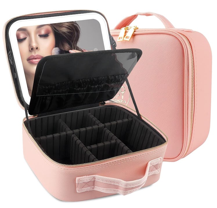 MOMIRA Makeup Train Case with Light & Mirror