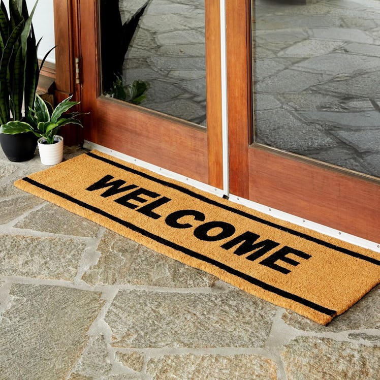 Juvale Long Natural Coco Coir Welcome Mat