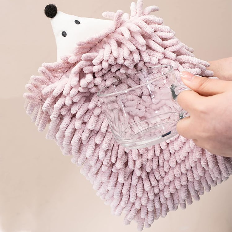 sisiten Chenille Hedgehog Towels (2-Pack)