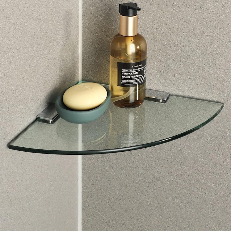 SAYAYO Glass Corner Shelf