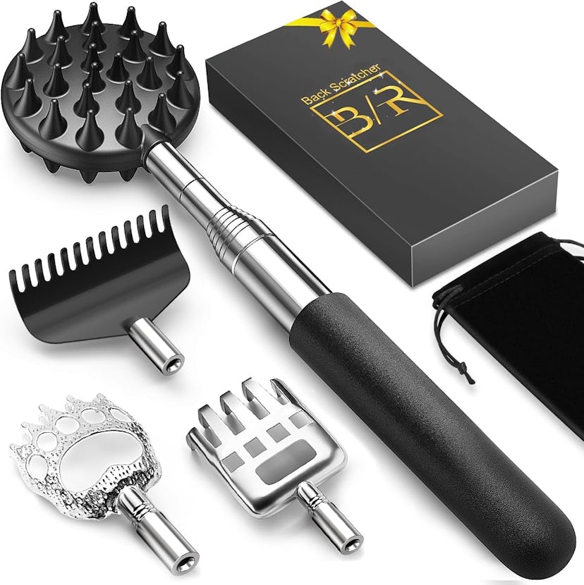 TUKUOS Telescoping Back Scratcher (4 Pieces)