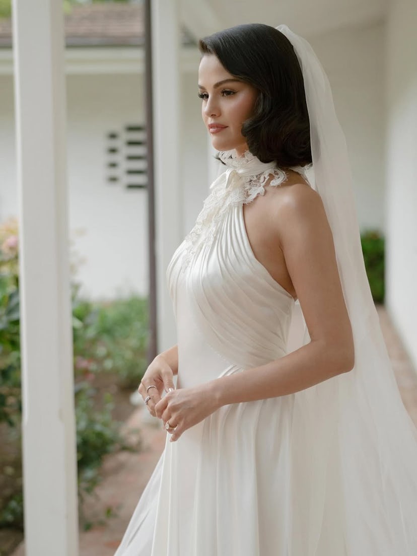 Selena Gomez wedding dress