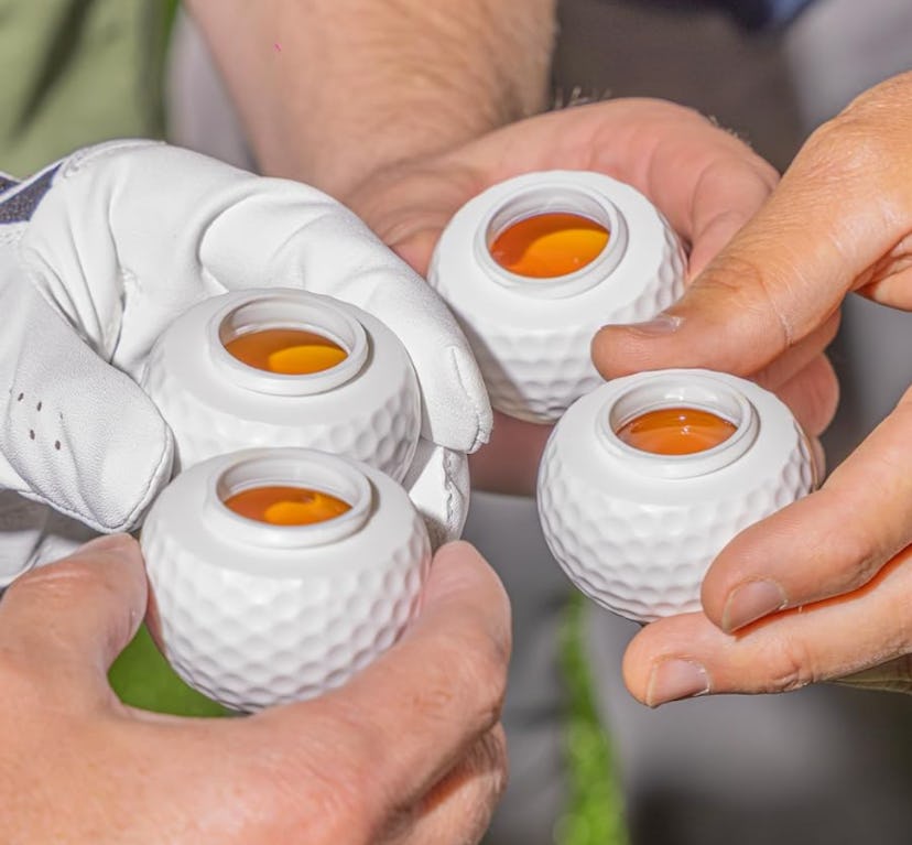 GoSports Golf Ball Shot Glasses (12-Pack)