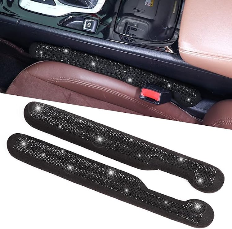 ToBeQueen Car Seat Gap Filler With Rhinestones (2-Pack)