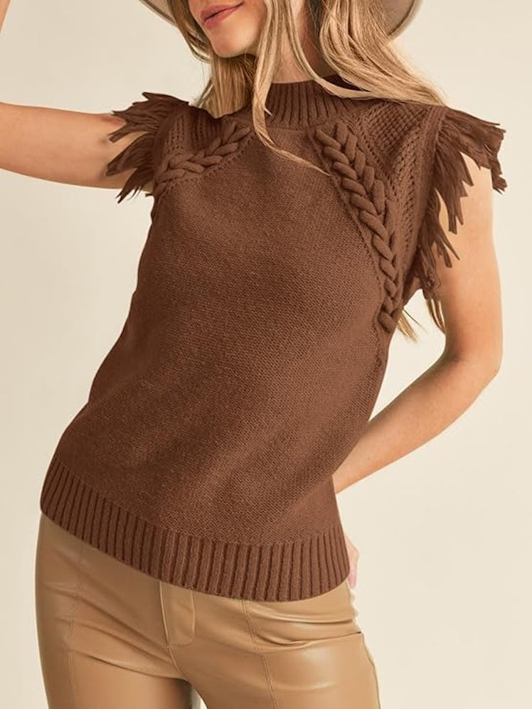Saodimallsu Sleeveless Sweater Vest