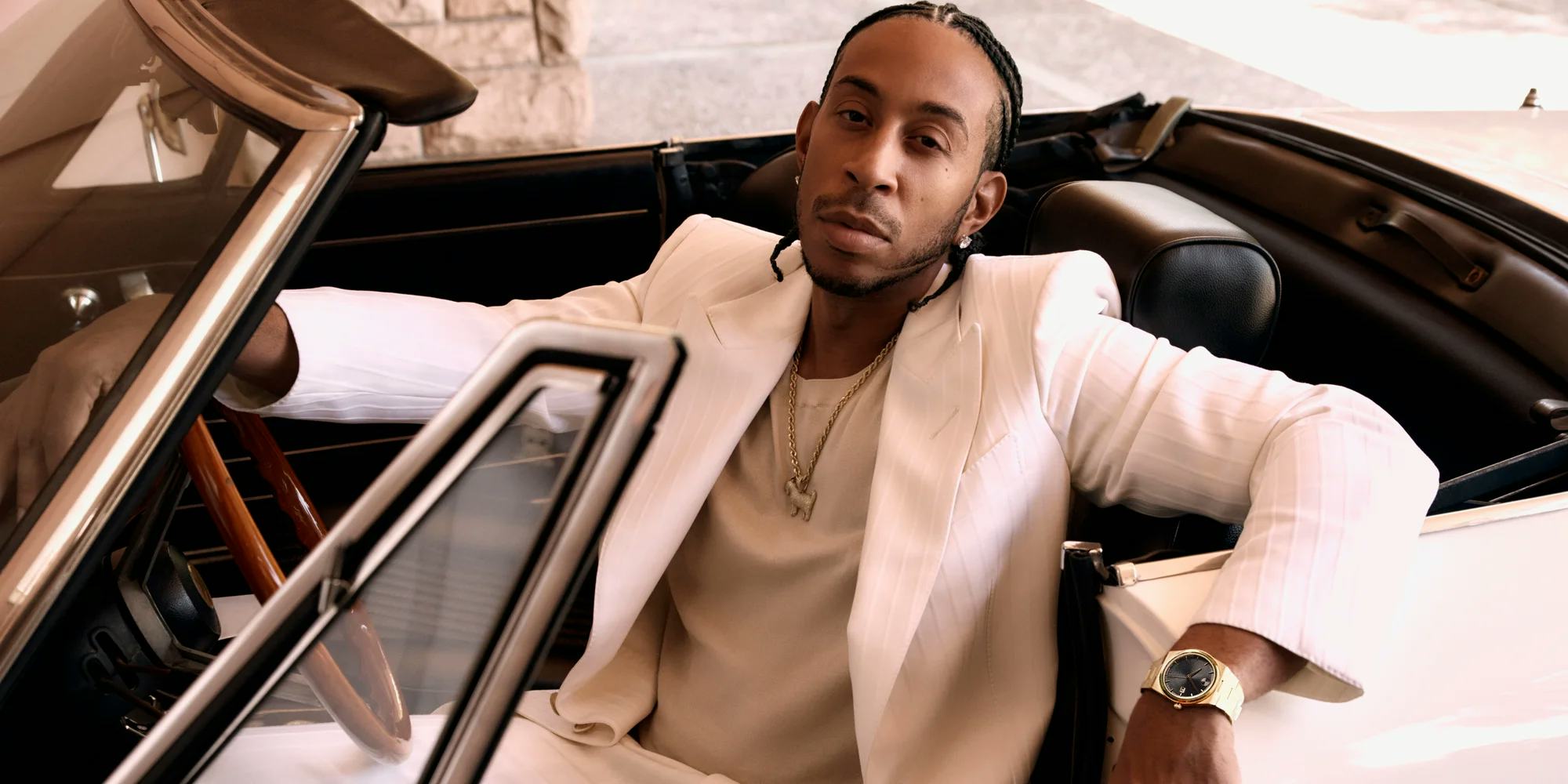 Ludacris stars in a Movado campaign. 