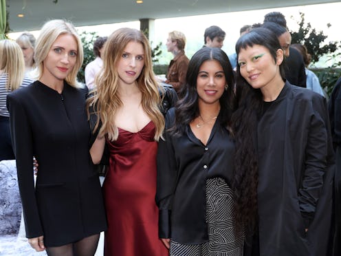 WEST HOLLYWOOD, CALIFORNIA - OCTOBER 09: (L-R) Brittany Snow, Anna Kendrick, Chrissie Fit and Hana M...