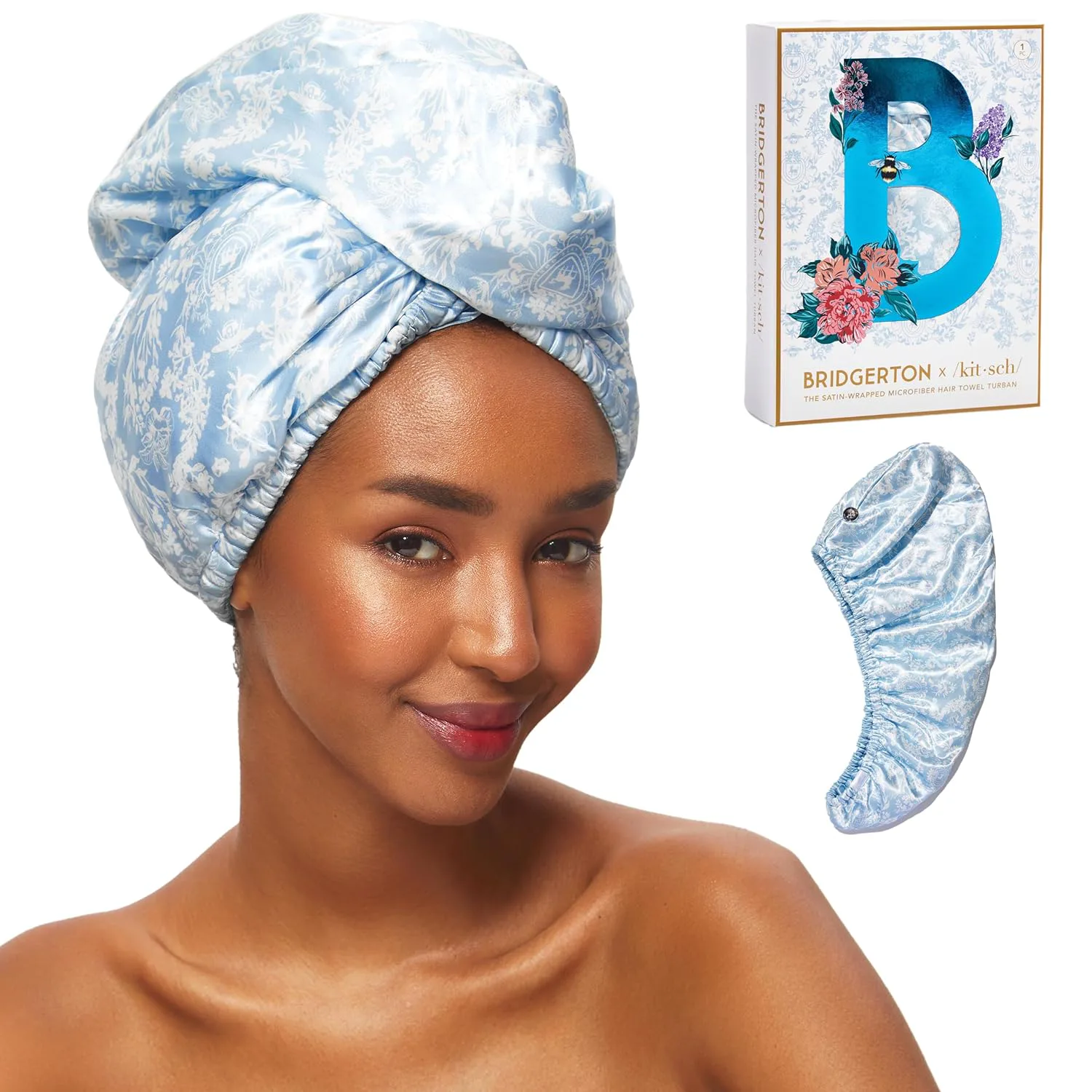Kitsch Satin Microfiber Hair Towel Wrap