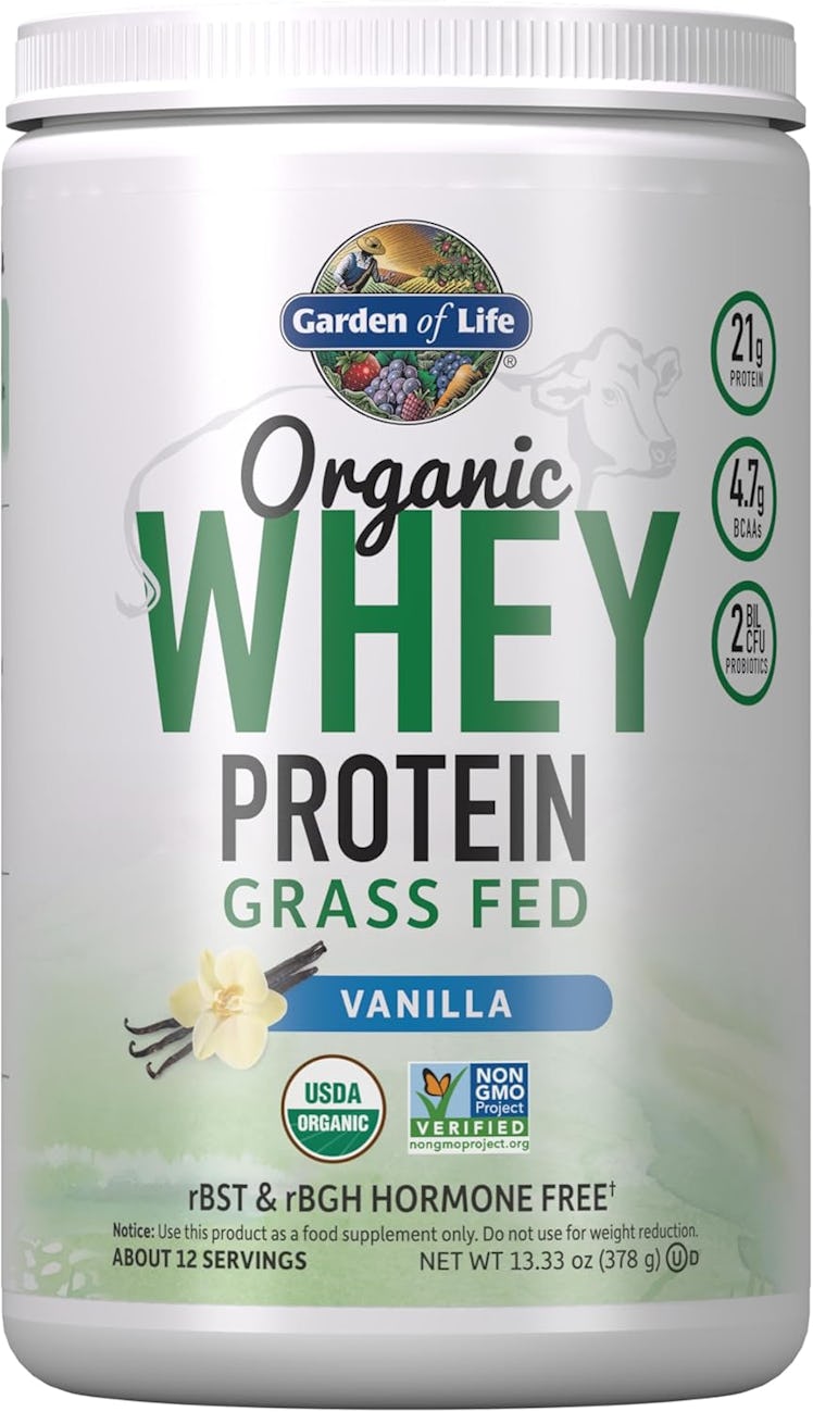 Garden of Life Grass Fed Whey Vanilla Protein Powder