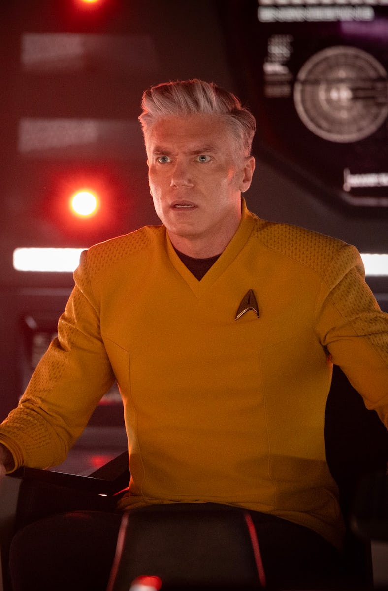 Anson Mount as Captain Pike 'Strange New Worlds' Season 4.