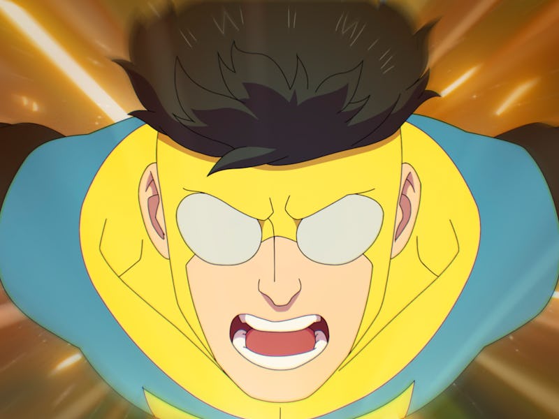 Steven Yeun as Mark Grayson/Invincible in Invincible